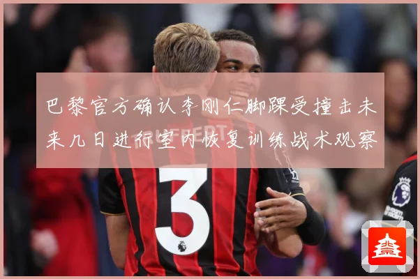巴黎官方确认李刚仁脚踝受撞击未来几日进行室内恢复训练战术观察